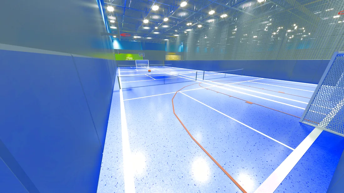 Indoor cricket box at Stallions